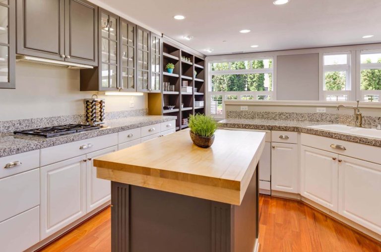 customized kitchen white cabinets